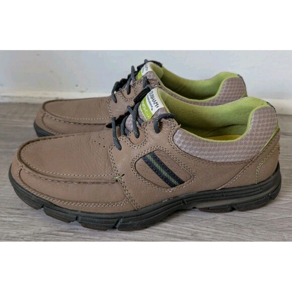 Dunham by New Balance Men's REVSly Boat Shoes Sz 9.5 D Brown Comfort - Picture 4 of 9